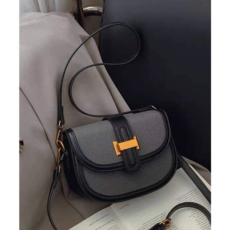 バイカラー 2タイプ持ち手付 ショルダーバッグ | Pumpkin  Port | 詳細画像33 