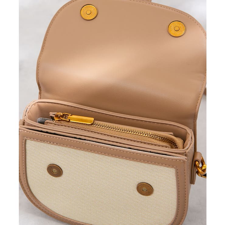 バイカラー 2タイプ持ち手付 ショルダーバッグ | Pumpkin  Port | 詳細画像36 