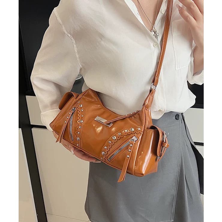 スタッズ付 フリルデザイン 2WAYショルダー BAG | Pumpkin  Port | 詳細画像22 