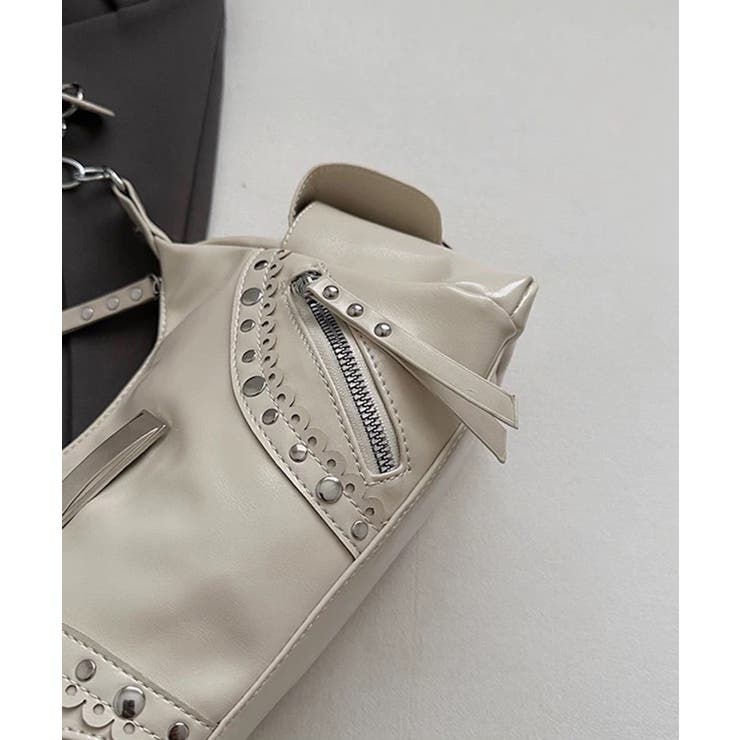 スタッズ付 フリルデザイン 2WAYショルダー BAG | Pumpkin  Port | 詳細画像31 