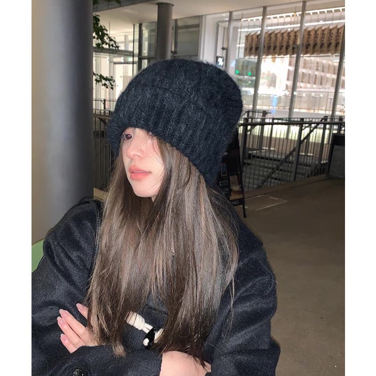 シャギーニット BIGサイズニット帽 | Pumpkin  Port | 詳細画像17 