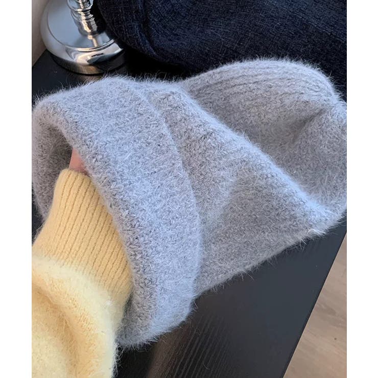 シャギーニット BIGサイズニット帽 | Pumpkin  Port | 詳細画像8 