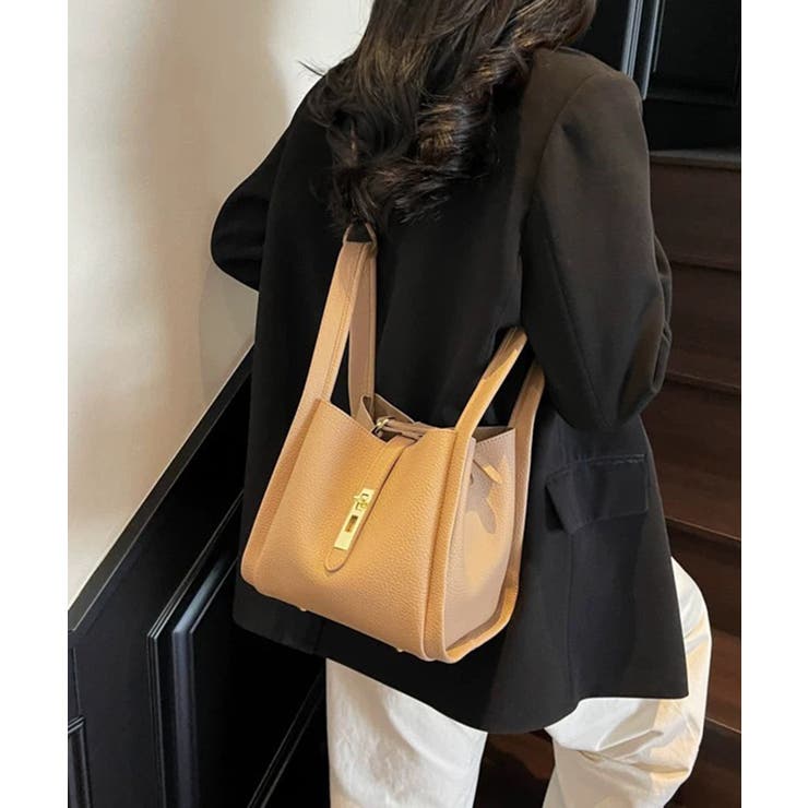 ビットデザイン スクエア型 ショルダーバッグ バッグイン付 | Pumpkin  Port | 詳細画像10 