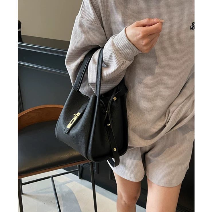 ビットデザイン スクエア型 ショルダーバッグ バッグイン付 | Pumpkin  Port | 詳細画像2 