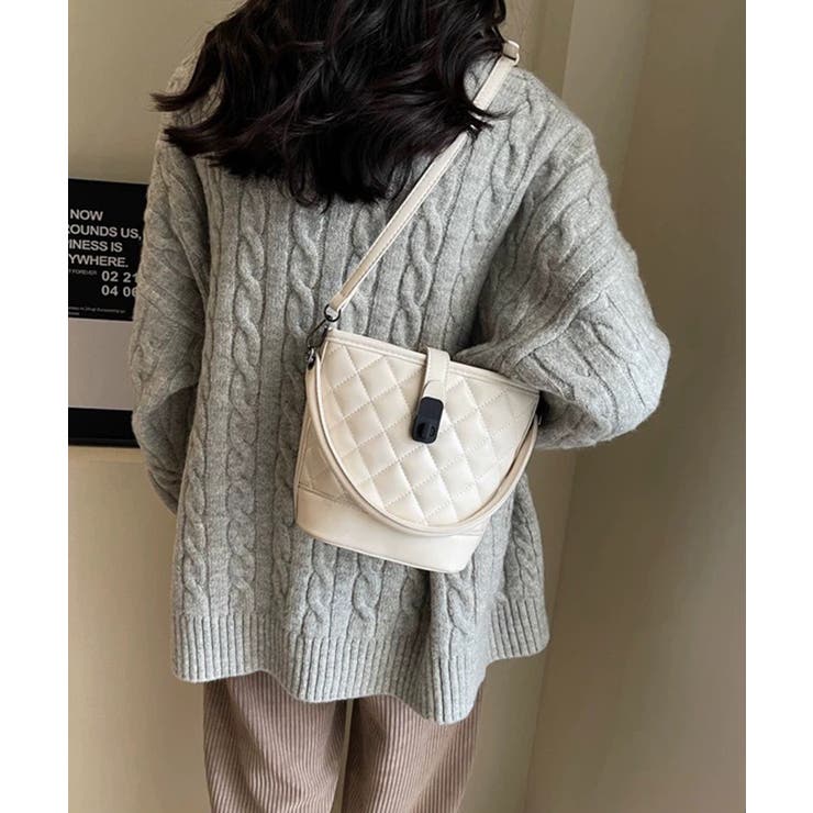 キルティング 縦型ショルダーバッグ | Pumpkin  Port | 詳細画像7 