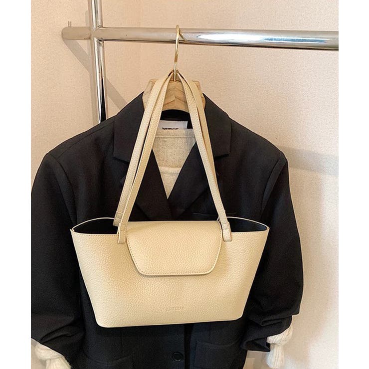 フラップ付き横長トートバッグ（バッグインバッグ付き） | Pumpkin  Port | 詳細画像26 