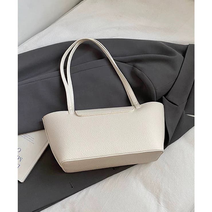 フラップ付き横長トートバッグ（バッグインバッグ付き） | Pumpkin  Port | 詳細画像32 