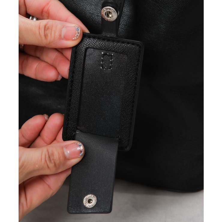 チャーム付 BIGトートバッグ2WAYショルダー付き | Pumpkin  Port | 詳細画像12 