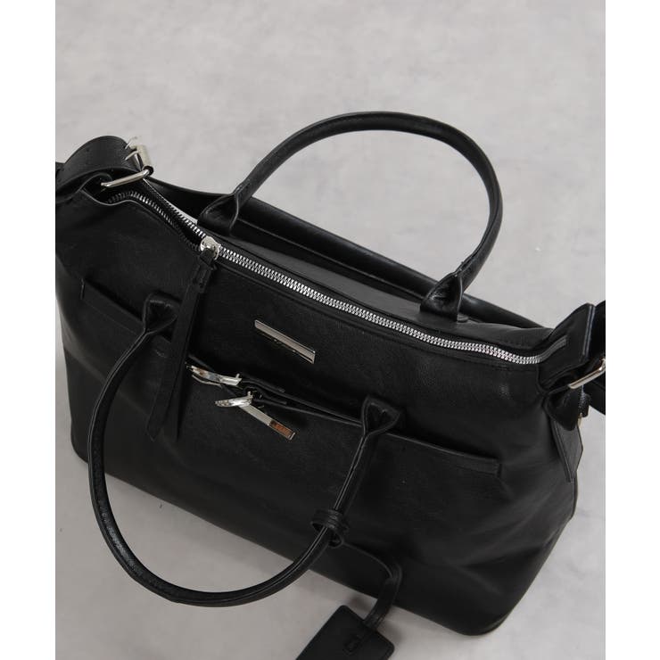 チャーム付 BIGトートバッグ2WAYショルダー付き | Pumpkin  Port | 詳細画像13 