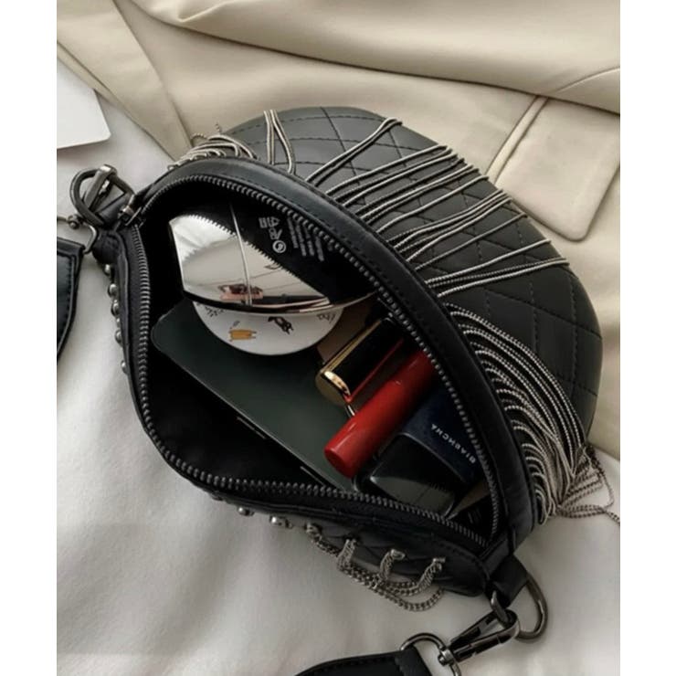 フリンジ＆スタッズ付 ボディーバッグ | Pumpkin  Port | 詳細画像20 