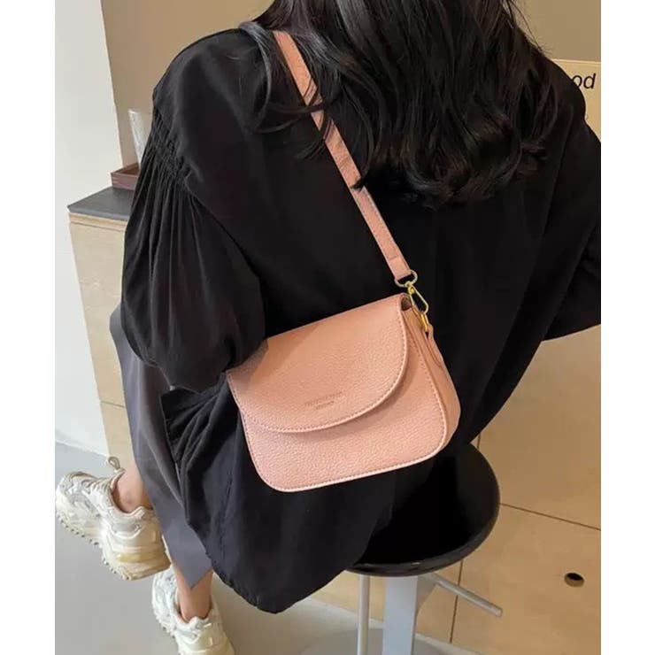 ロゴポイント ラウンド型フラップショルダーバッグ | Pumpkin  Port | 詳細画像19 