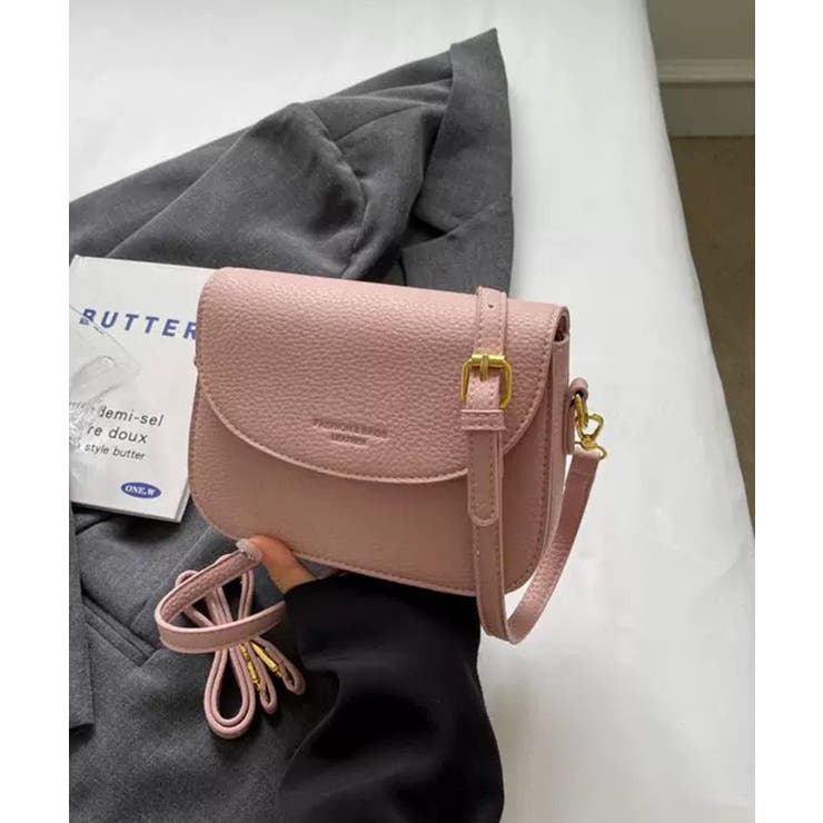 ロゴポイント ラウンド型フラップショルダーバッグ | Pumpkin  Port | 詳細画像21 