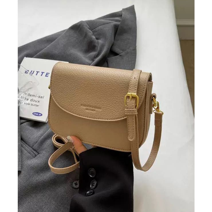 ロゴポイント ラウンド型フラップショルダーバッグ | Pumpkin  Port | 詳細画像34 