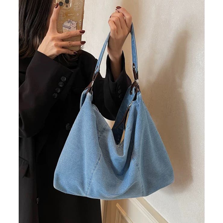 デニム BIGトートバッグ | Pumpkin  Port | 詳細画像13 