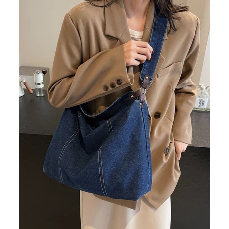 デニム BIGトートバッグ | Pumpkin  Port | 詳細画像17 