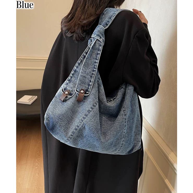 ブルー | デニム BIGトートバッグ | Pumpkin  Port