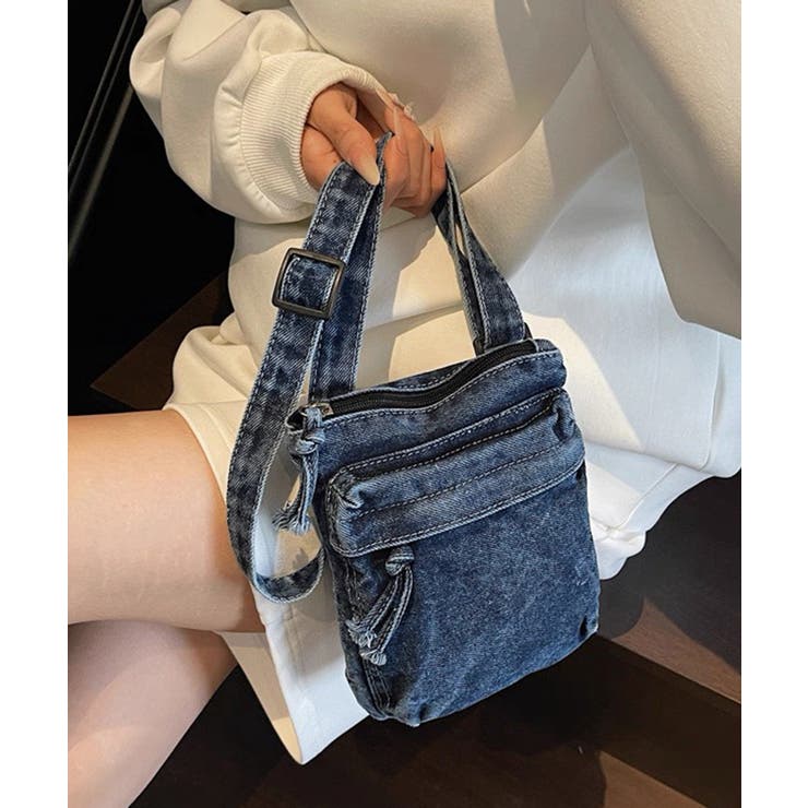 デニム サコッシュ バッグ | Pumpkin  Port | 詳細画像10 