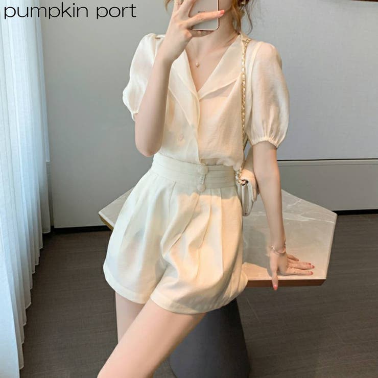 ブラウス ショートパンツ セットアップ 品番 Ppnw Pumpkin Port パンプキンポート のレディースファッション通販 Shoplist ショップリスト