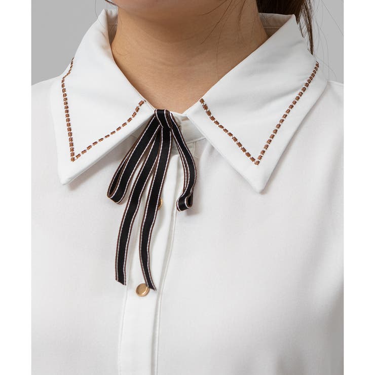 リボン付き ブラウス | Pumpkin  Port | 詳細画像16 