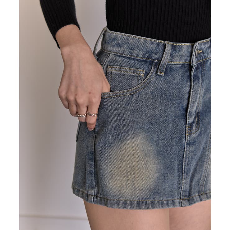 フェイクスカート デニムショートパンツ | Pumpkin  Port | 詳細画像13 