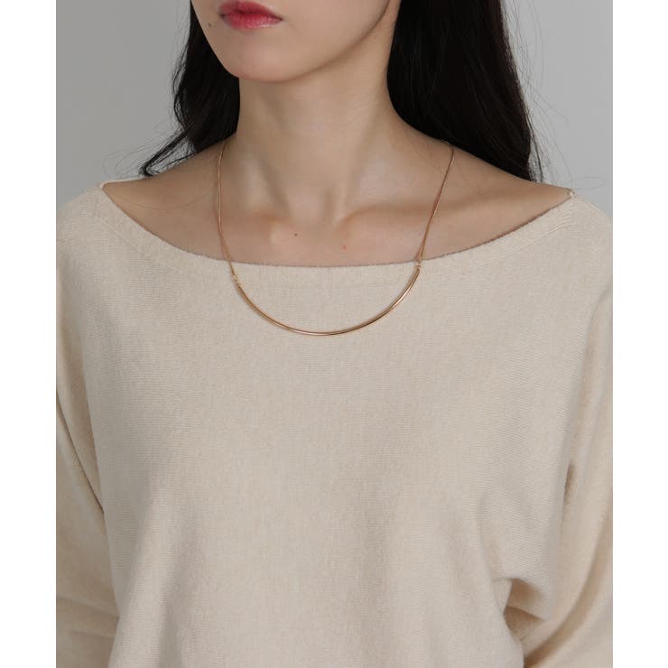 ボートネック ドルマンスリーブニットソートップス | Pumpkin  Port | 詳細画像31 