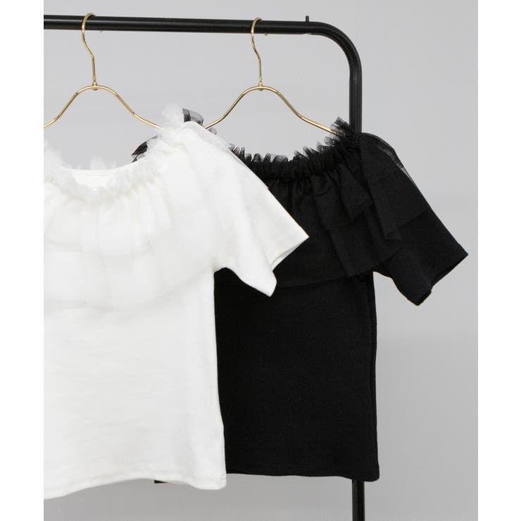 ＨJelly フリル付き黒半袖Tシャツ Amazon | [Tennyeal] オフィスカジュアル 5分袖 レディース