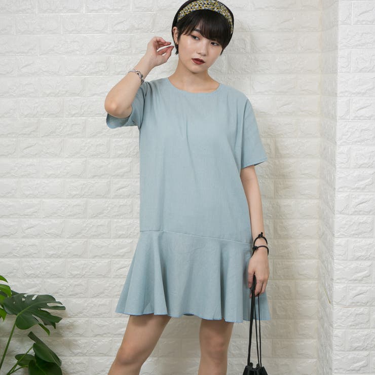 コットンクルーネック ミニフレアワンピース 品番 Ppnw Pumpkin Port パンプキン のレディースファッション通販 Shoplist ショップリスト