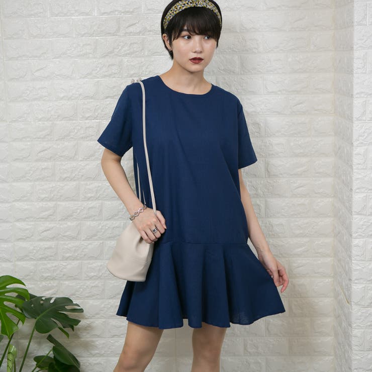 コットンクルーネック ミニフレアワンピース 品番 Ppnw Pumpkin Port パンプキンポート のレディースファッション通販 Shoplist ショップリスト