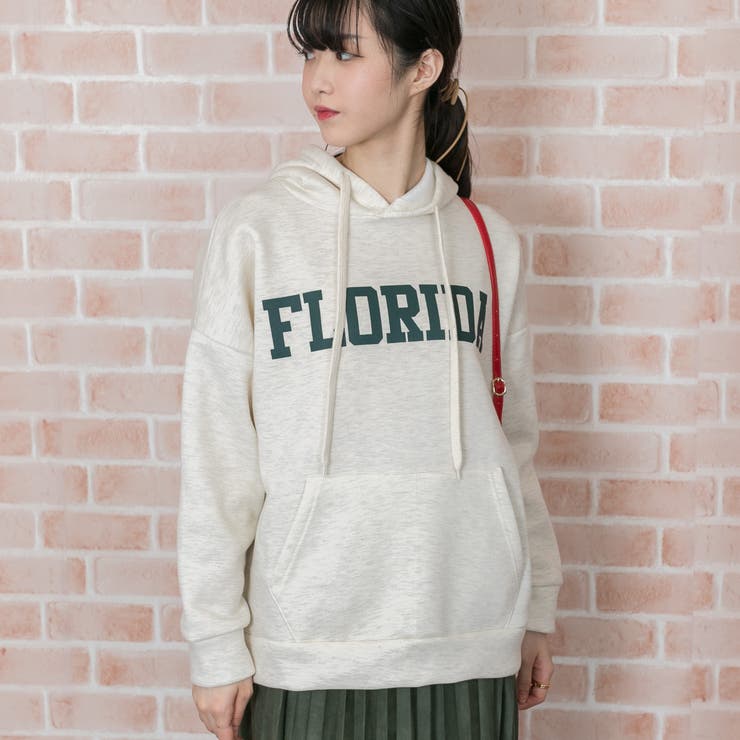 裏起毛 フロント Big ロゴ入り パーカー 品番 Ppnw Pumpkin Port パンプキンポート のレディースファッション通販 Shoplist ショップリスト