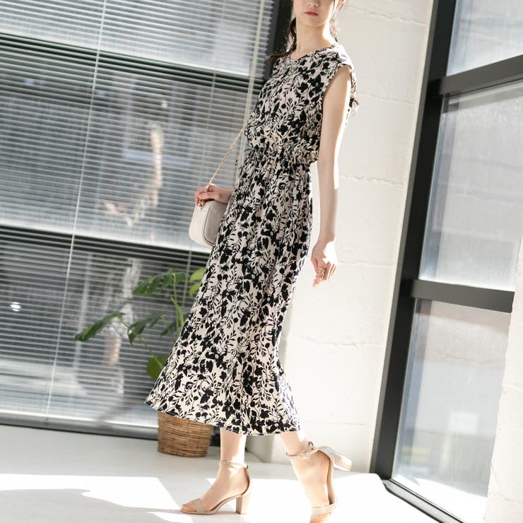 SooR Ploom 花柄ノースリーブワンピース SooR Ploom 花柄