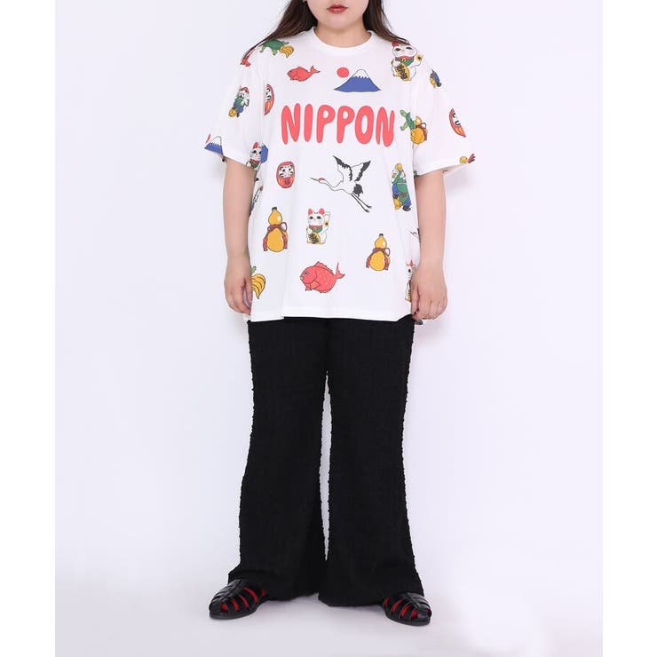 NIPPON総柄Tシャツ