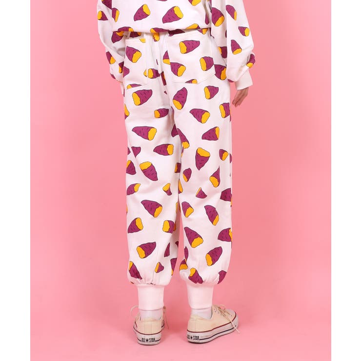 フード総柄スウェットパンツ（IMO） | PUNYUS  | 詳細画像2 