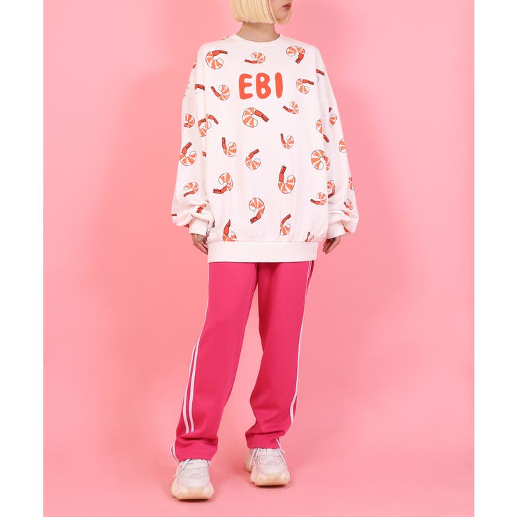 フード総柄スウェット(EBI)