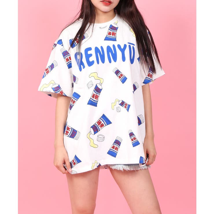 フード総柄Tシャツ[品番：PNYW0003039]｜PUNYUS （プニュズ）の