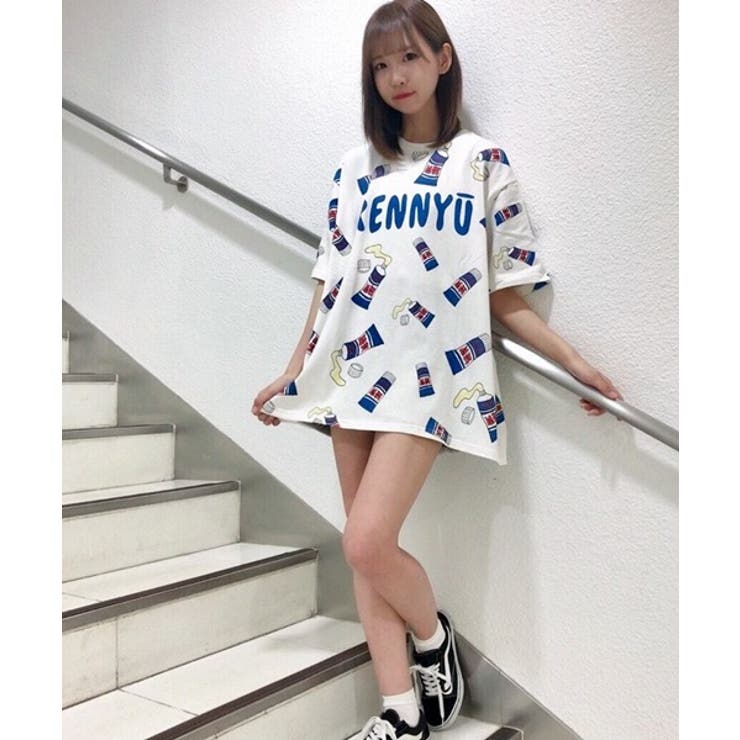 フード総柄Tシャツ[品番：PNYW0003039]｜PUNYUS （プニュズ）の