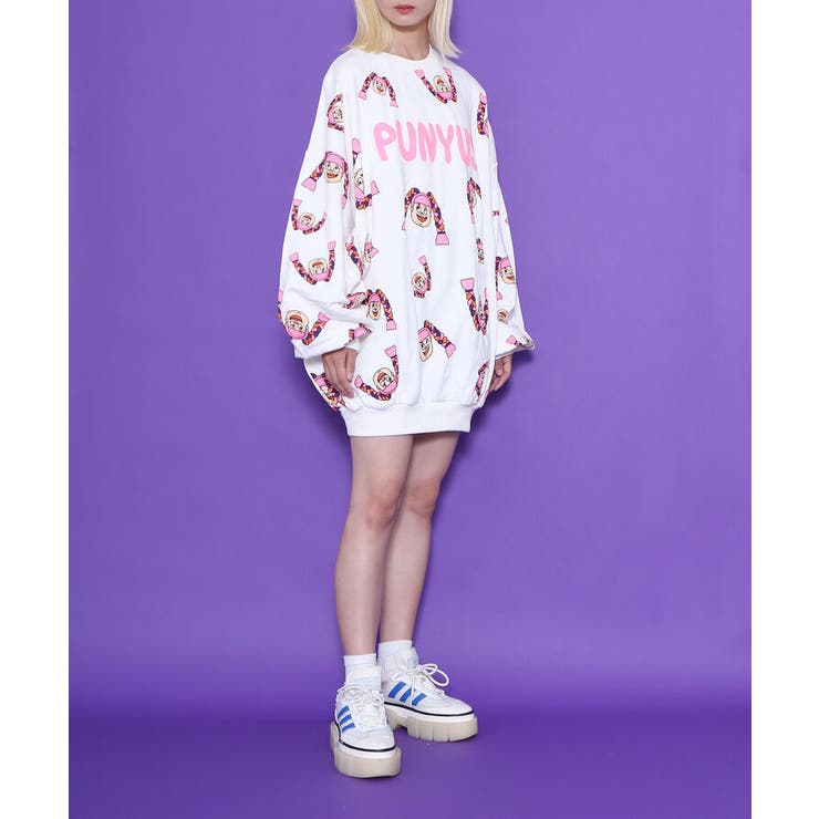 美品・新品未使用プニュズのNAOMIジャージ NAOMIチャン総柄スウェット[品番：PNYW0003975]｜PUNYUS