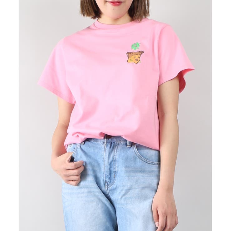 ワンポイント草Tシャツ[品番：PNYW0003306]｜PUNYUS （プニュズ