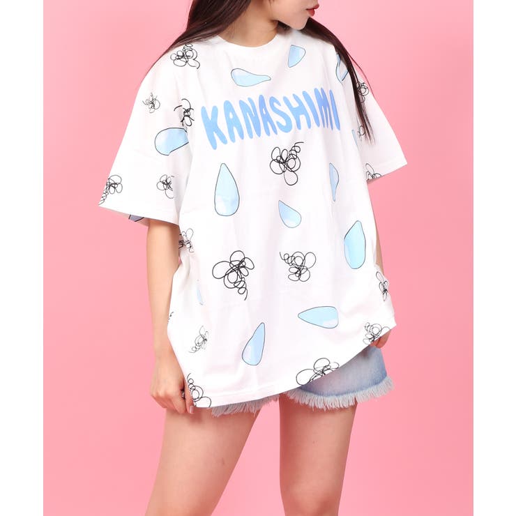 感情総柄　Tシャツ\u0026ショートパンツ　OKO