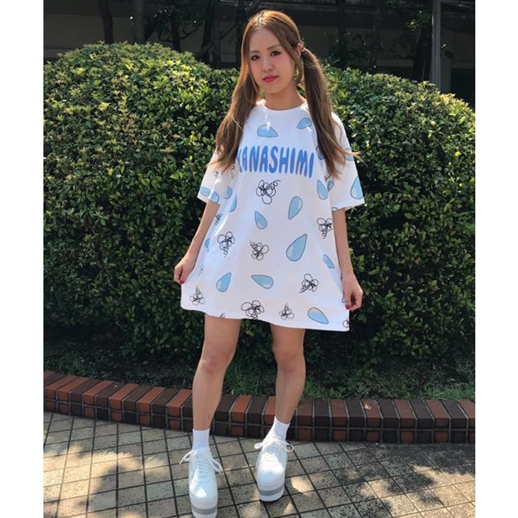 感情総柄　Tシャツ\u0026ショートパンツ　KANASHIMI