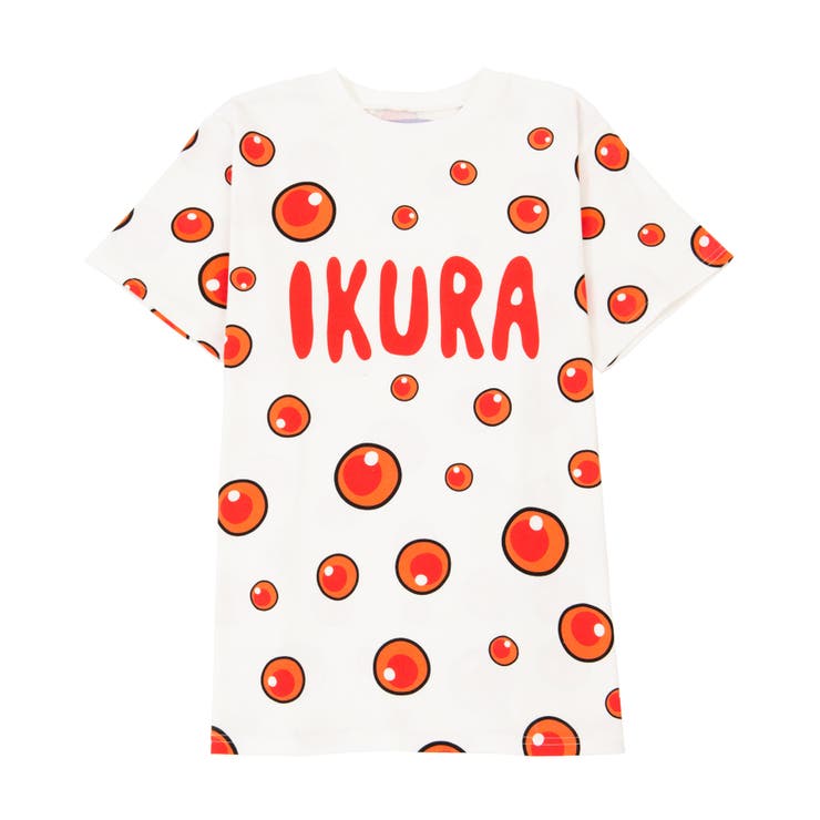 フード総柄tシャツ Ikura Okura Katsu 品番 Pnyw Punyus プニュズ のレディースファッション通販 Shoplist ショップリスト