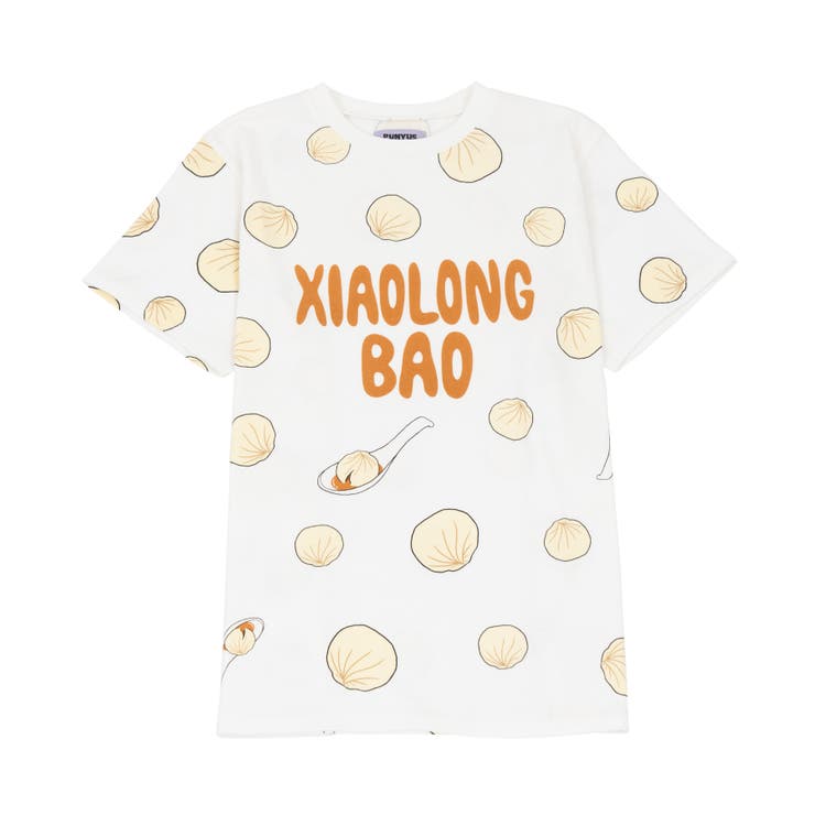 フード総柄Tシャツ（EBI TOUMOROKOSHI XIAOLONGBAO）[品番