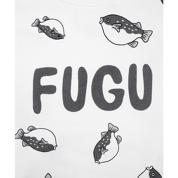 フード総柄スウェット(TOMATO RENNYU FUGU KIWI)[品番