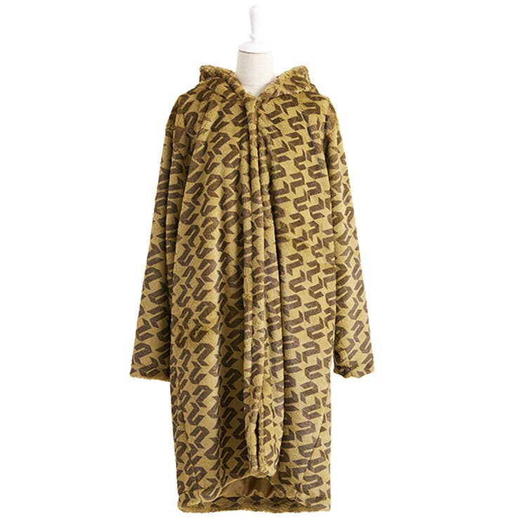 FUGU総柄エコファーコート[品番：PNYW0003175]｜PUNYUS （プニュズ）の