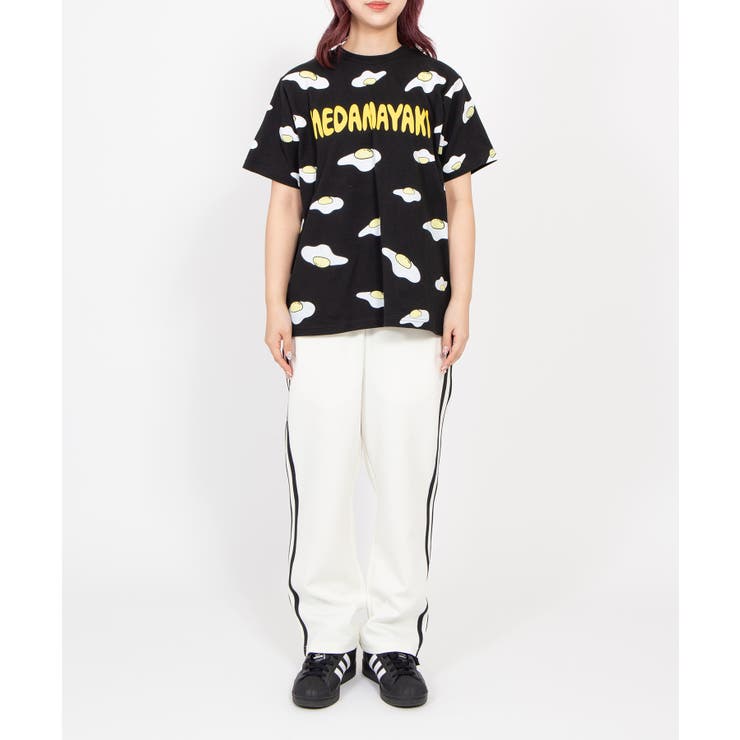 【新サイズ】目玉焼き総柄Tシャツ | PUNYUS  | 詳細画像5 