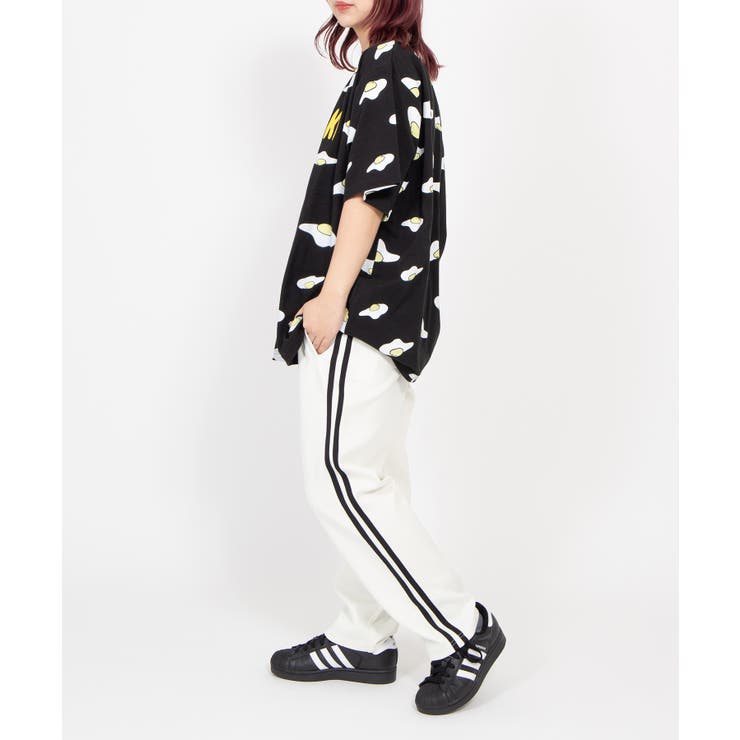 【新サイズ】目玉焼き総柄Tシャツ | PUNYUS  | 詳細画像3 