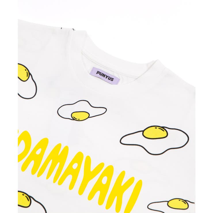 【新サイズ】目玉焼き総柄Tシャツ | PUNYUS  | 詳細画像11 