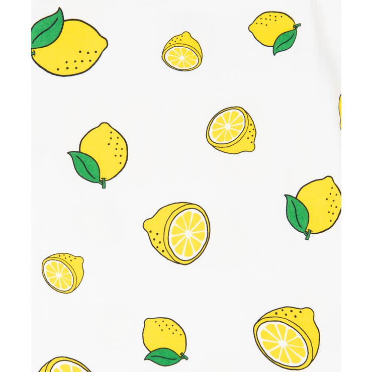フード総柄Tシャツ(LEMON NINJIN EDAMAME)[品番：PNYW0003858