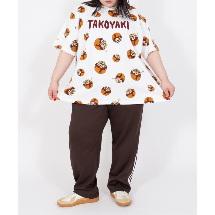 【新サイズ】たこ焼き総柄Tシャツ | PUNYUS  | 詳細画像3 