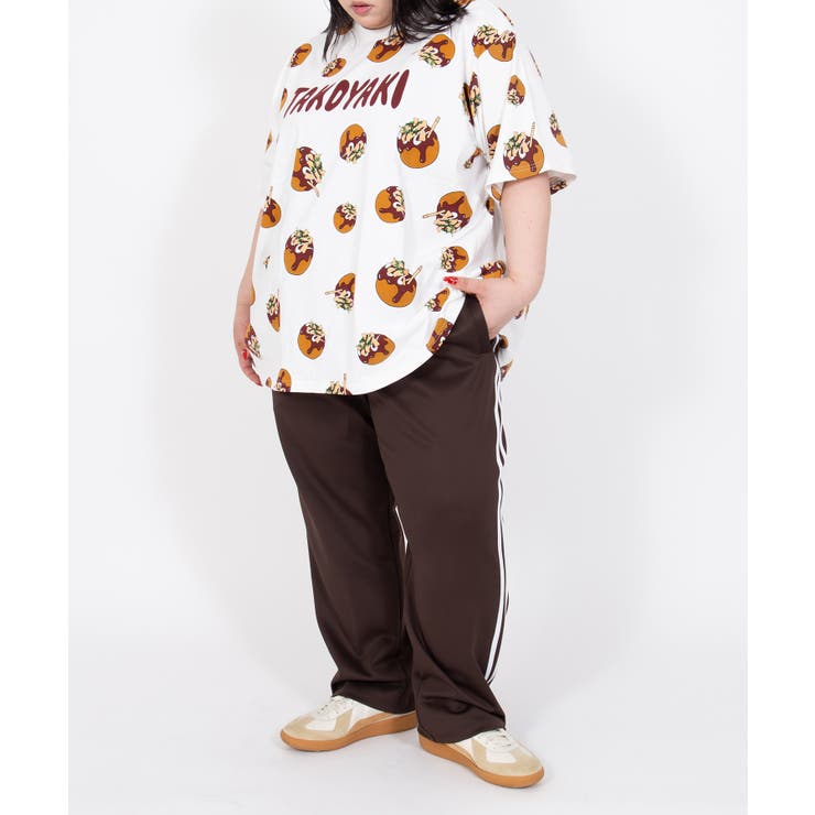 【新サイズ】たこ焼き総柄Tシャツ | PUNYUS  | 詳細画像2 
