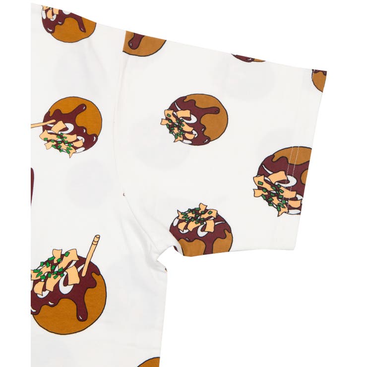 【新サイズ】たこ焼き総柄Tシャツ | PUNYUS  | 詳細画像8 